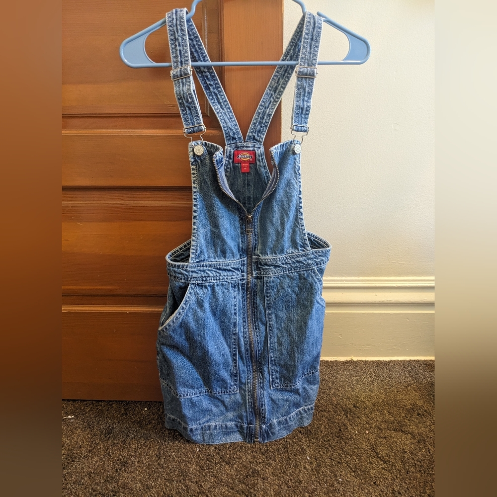 Dickies Denim Shirt Overalls with pockets